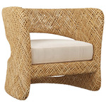 Palmeda Lounge Chair - Rattan / Ivory