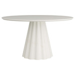 Rinny Entry Table - White / White