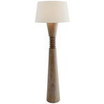 Sedona Floor Lamp - Oak / Off White