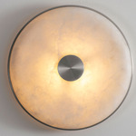 Beran Wall Sconce - Nickel / Alabaster