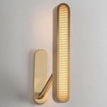 Colt Single Wall Sconce - Brushed Brass / Opal