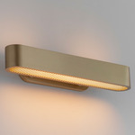 Colt Horizontal Wall Sconce - Brushed Brass