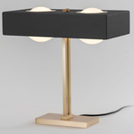 Kernel Table Lamp - Brass / Black