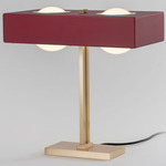 Kernel Table Lamp - Brass / Oxblood