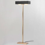 Kernel Floor Lamp - Brass / Black