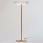 Kernel Floor Lamp - Brass / White