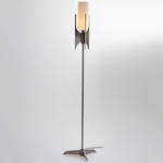 Pennon Floor Lamp - Bronze / Opal