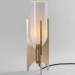 Pennon Table Lamp - Brass / Opal
