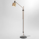 Riddle Floor Lamp - Brass