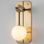 Rift Wall Sconce - Brass / Opal