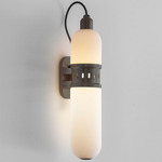 Occulo Wall Sconce - Dark Bronze / Opal