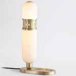 Occulo Side Table Lamp - Brass / Opal