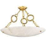 Yadira Ceiling Light - Vintage Brass / Alabaster