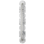 Sena Wall Sconce - White Marble / Burnished Nickel