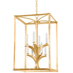 Bergamo Pendant - Vintage Gold Leaf