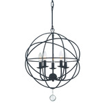 Solaris Mini Chandelier - Black