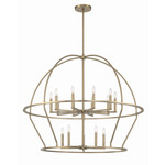 Abbott Cage Chandelier - Vibrant Gold