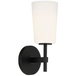 Colton Wall Sconce - Black / White