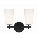 Colton Bathroom Vanity Light - Black / White