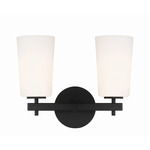 Colton Bathroom Vanity Light - Black / White