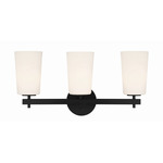 Colton Bathroom Vanity Light - Black / White