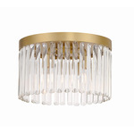 Emory Ceiling Light Fixture - Modern Gold / Clear