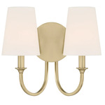 Payton Wall Sconce - Vibrant Gold / White