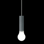LED Is More Pendant - White / Frosted