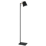 Lacey Floor Lamp - Black / White