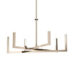 Priam Chandelier - Polished Nickel