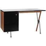 62 Desk - Black / Walnut