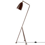 Grashoppa Floor Lamp - Glossy Walnut Brown