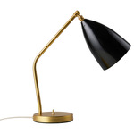 Grashoppa Desk Lamp - Brass / Glossy Black
