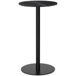 Gubi 1.0 Bar Table - Black / Black Marquina Marble