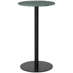 Gubi 1.0 Bar Table - Black / Green Guatemala Marble