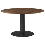 Gubi 2.0 Dining Table - Black / Walnut