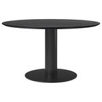 Gubi 2.0 Dining Table - Black / Black Stained Ash