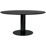 Gubi 2.0 Dining Table - Black / Black Stained Ash