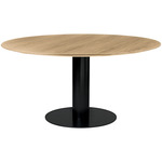Gubi 2.0 Dining Table - Black / Oak
