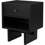 Private Side Table - Black Stained Oak