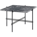 TS Square Coffee Table - Black / Grey Emperador Marble