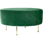 Modern Line Pouf - Brass / Dandy 502