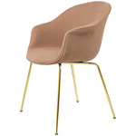 Bat Upholstered Dining Chair - Brass / Hot Madison 495
