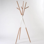 Bellwoods Clothes Rack - White / White Oak