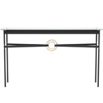 Equus Console Table - Black / Modern Brass