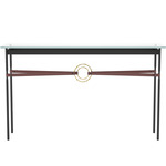 Equus Console Table - Black / Modern Brass