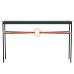 Equus Console Table - Black / Modern Brass