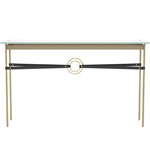 Equus Console Table - Soft Gold / Modern Brass