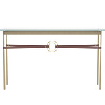 Equus Console Table - Soft Gold / Modern Brass