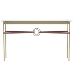 Equus Console Table - Soft Gold / Oil Rubbed Bronze